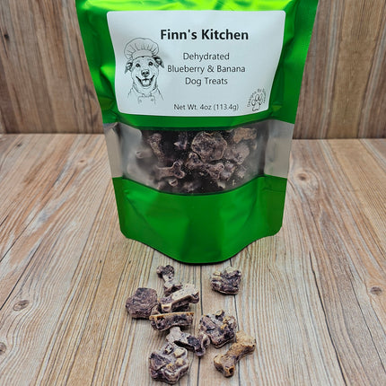 Blueberry Banana Dehydrated Dog Treats