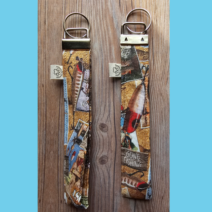 Fabric Wrist Lanyard/Fob (Fishing, Tools, Scouts)