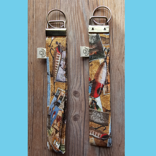 Fabric Wrist Lanyard/Fob (Fishing, Tools, Scouts)