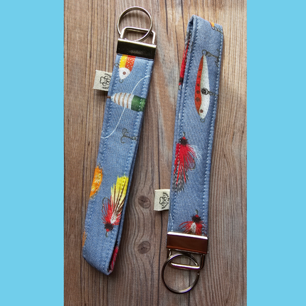 Fabric Wrist Lanyard/Fob (Fishing, Tools, Scouts)