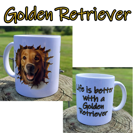 11oz Life Is Better Breed Mug (multiple variations)