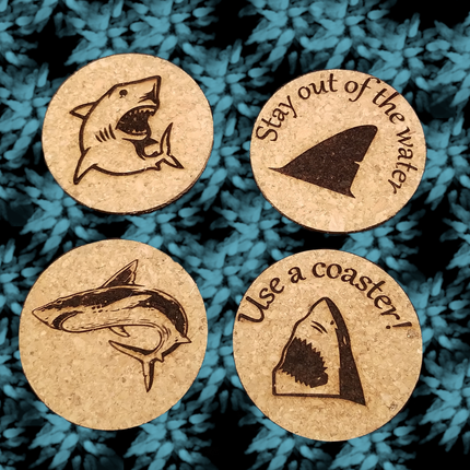 Laser Engraved Cork Coasters