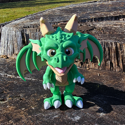 Articulated Dragon "The Conqueror", 3D Printed