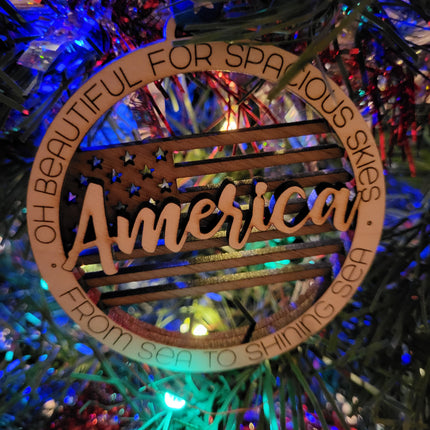 Soldier/Veteran/America Ornaments