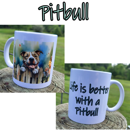 11oz Life Is Better Breed Mug (multiple variations)