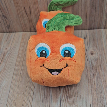 video of pumpkin dog toys featuring the squeaker and crinkle sounds