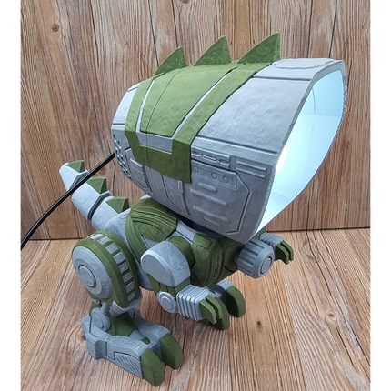 Mecha T-Rex Lamp, 3D Printed