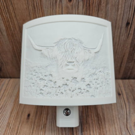 Highland Cow 3D Printed LED Night Light