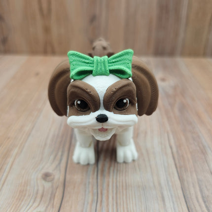 Articulated Shih Tzu & Optional Doghouse Accessory Kit
