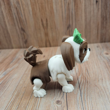 Articulated Shih Tzu & Optional Doghouse Accessory Kit