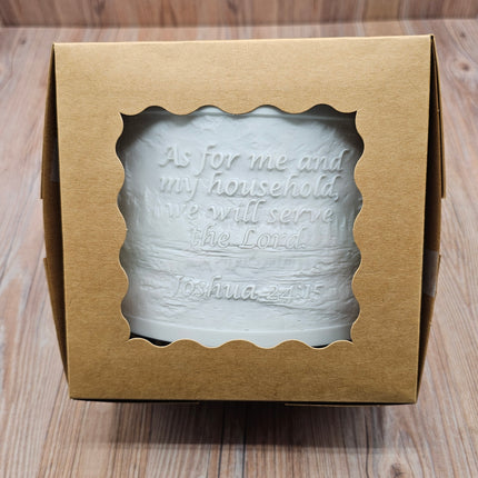 Scripture 3D Printed LED Night Light (Joshua 24:15) 3D Printed LED Night Light
