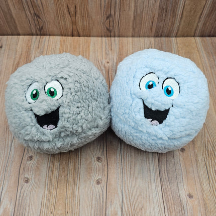 Plush Sherpa Dog Toy - Goofy Face