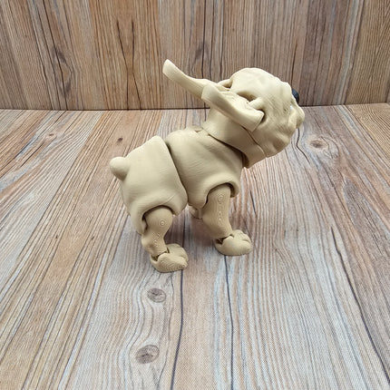 Articulated French Bulldog (3 varieties) & Optional Doghouse Accessory Kit