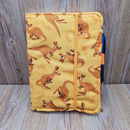 Animal Adventures Fabric Journal Cover – A5 with Pen & Lined Notebook (Multiple Designs)