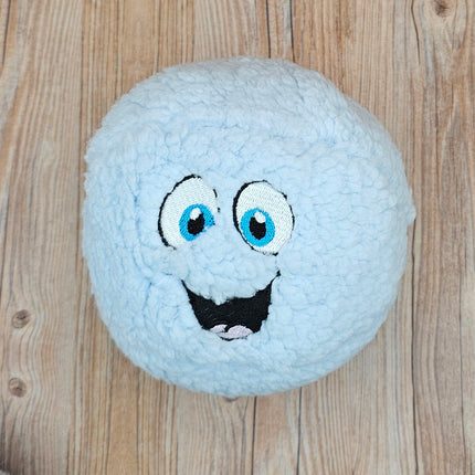 Plush Sherpa Dog Toy - Goofy Face