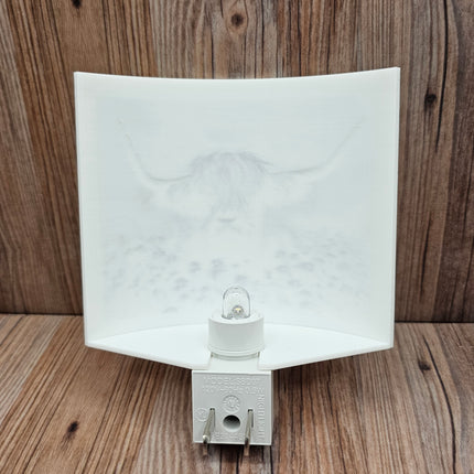 Highland Cow 3D Printed LED Night Light