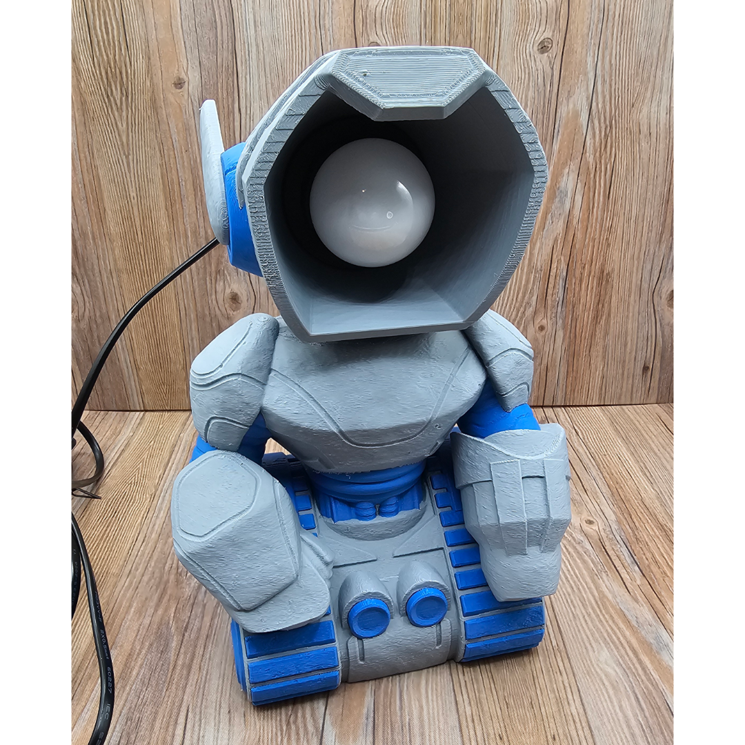 Mecha Robot Lamp 3D Printed Designs By Scamper
